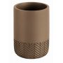 Kleine Wolke Herringbone kubek na szczoteczki stojący brązowy 8090287852 zdj.1