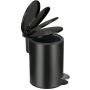 Kleine Wolke Silence kosz na śmieci 3 l czarny mat 8419926858 zdj.2