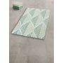 Kleine Wolke Leaf dywanik łazienkowy 50x60 cm poliester zielony/biały 9137685433 zdj.2