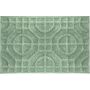 Kleine Wolke Mosaic Eco Care dywanik łazienkowy 60x50 cm bawełna zielony 9167685433 zdj.1
