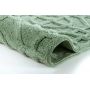 Kleine Wolke Mosaic Eco Care dywanik łazienkowy 60x50 cm bawełna zielony 9167685433 zdj.2