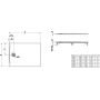 Laufen Pro brodzik 100x80 cm prostokątny kompozyt Marbond grafitowy H2109510780001 zdj.2