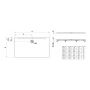 Laufen Pro brodzik 160x90 cm prostokątny kompozyt Marbond beton architektoniczny H2119500790001 zdj.2