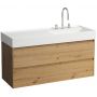 Laufen Lani szafka 118x45x51,5 cm podumywalkowa wisząca dąb H4039821122671 zdj.1