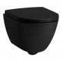 Laufen Pro X miska WC wisząca bez kołnierza ze spłukiwaniem wirowym czarny mat H8208637160001 zdj.1