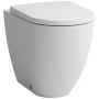 Laufen Pro X miska WC stojąca bez kołnierza ze spłukiwaniem wirowym biały mat H8238617570001 zdj.1