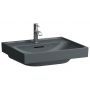 Laufen Meda umywalka 55x46 cm prostokątna ścienna-meblowa grafit mat H8101127581091 zdj.1