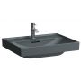 Laufen Meda umywalka 60x46 cm prostokątna ścienna-meblowa grafit mat H8101137581041 zdj.1