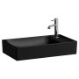 Laufen Meda umywalka 60x35 cm prostokątna nablatowa czarny mat H8121137161061 zdj.1