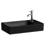 Laufen Meda umywalka 60x35 cm prostokątna nablatowa czarny mat H8121137161121 zdj.1