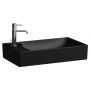 Laufen Meda umywalka 60x35 cm prostokątna nablatowa czarny mat H8121137161131 zdj.1