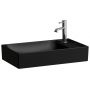 Laufen Meda umywalka 60x35 cm prostokątna nablatowa czarny mat H8121137161141 zdj.1