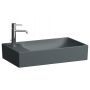 Laufen Meda umywalka 60x35 cm prostokątna nablatowa grafitowy mat H8121137581051 zdj.1