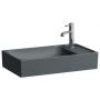 Laufen Meda umywalka 60x35 cm prostokątna nablatowa grafitowy mat H8121137581141 zdj.1