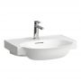 Laufen The New Classic umywalka 60x48 cm półokrągła biała z wzorem Ornamental H813853R031091 zdj.1