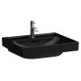Laufen Meda umywalka 55x46 cm prostokątna ścienna czarny mat H8161127161041 zdj.1