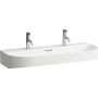 Laufen Sonar umywalka 100x42 cm półokrągła ścienna biała H8163477571071 zdj.1