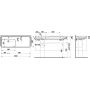 Laufen Meda umywalka 120x46 cm prostokątna meblowa czarny mat H8171107161041 zdj.2