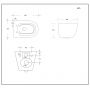 Laveo Desna zestaw miska WC wisząca z deską wolnoopadającą biały VMD600S zdj.2
