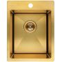 Laveo Marmara zlewozmywak stalowy 48x37.5 cm wpuszczany złoty SAMG10A zdj.1