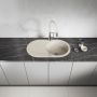 Laveo Dafne zlewozmywak granitowy 78x47 cm beżowy SBD481T zdj.6
