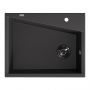 Laveo Grenada zlewozmywak granitowy 60x48 cm czarny SBG710T zdj.1