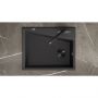 Laveo Grenada zlewozmywak granitowy 60x48 cm czarny SBG710T zdj.4
