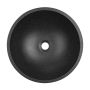 Laveo Amber umywalka 41 cm nablatowa okrągła granitowa czarna VGR1721T zdj.2
