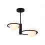 Light Prestige Dorado lampa wisząca 2x10 W czarna LP-002/2C ring BK zdj.2
