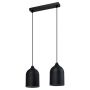 Light Prestige Nilo lampa wisząca 2x8 W czarna LP-0110/2L BK zdj.1