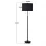 Light Prestige Fogo lampa stojąca 2x15 W czarna LP03042FBK zdj.2