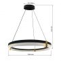 Light Prestige Plum lampa wisząca 1x40 W czarna LP-0407/1PLBKTriangle zdj.2