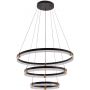 Light Prestige Plum lampa wisząca czarna LP-0407/3PBK zdj.1