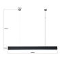 Light Prestige Mira inteligentna lampa wisząca 1x45 W czarna LP12011PLBKSmart zdj.2