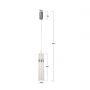 Light Prestige Ambiente lampa wisząca 1x6 W chrom LP15101PCH zdj.2