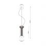 Light Prestige Aeris lampa wisząca 1x15 W przezroczysta LP-2137/1P TR zdj.2