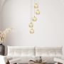 Light Prestige Diamond lampa wisząca 5x5 W złota LP-2202/5PGD zdj.3