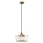 Light Prestige Vetro lampa wisząca 1x15 W złota LP-2910/1P GD round zdj.1