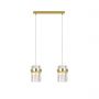 Light Prestige Vetro lampa wisząca 2x10 W złota LP-2910/2L GD zdj.1
