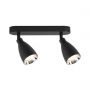 Light Prestige Campana lampa podsufitowa 2x8 W czarna LP-3103/2WS BK zdj.1