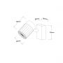 Light Prestige Erovia lampa podsufitowa 1x6 W czarna-złota LP-5923/1WS GD zdj.2