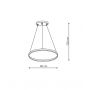 Light Prestige Ring lampa wisząca 1x22 W czarna LP-909/1PSBKCCT zdj.2
