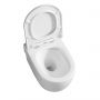 LaVita Roto miska WC wisząca bez kołnierza z deską wolnoopadającą biały połysk zdj.3