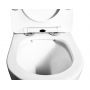 LaVita Brava miska WC wisząca bez kołnierza z deską wolnoopadającą biały połysk zdj.5