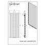 Luxrad Slim Line grzejnik dekoracyjny 140x59,5 cm podłączenie dolne biały SLLI14005959003ZDC zdj.2