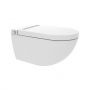 Major&Maker Royal + Coral White toaleta myjąca ze stelażem i przyciskiem wisząca bez kołnierza biała I65S200302W zdj.5