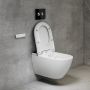 Meissen Keramik Genera Ultimate Oval toaleta myjąca wisząca biała/czarna S701-514 zdj.8