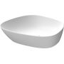 Meissen Keramik Kontra umywalka 48x40 cm nablatowa asymetryczna biała K682-004 zdj.4
