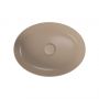 Meissen Keramik Farva umywalka 50x38,5 cm owalna nablatowa cappuccino K712-021 zdj.3