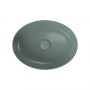 Meissen Keramik Farva umywalka 50x38,5 cm owalna nablatowa zielona K712-037 zdj.3